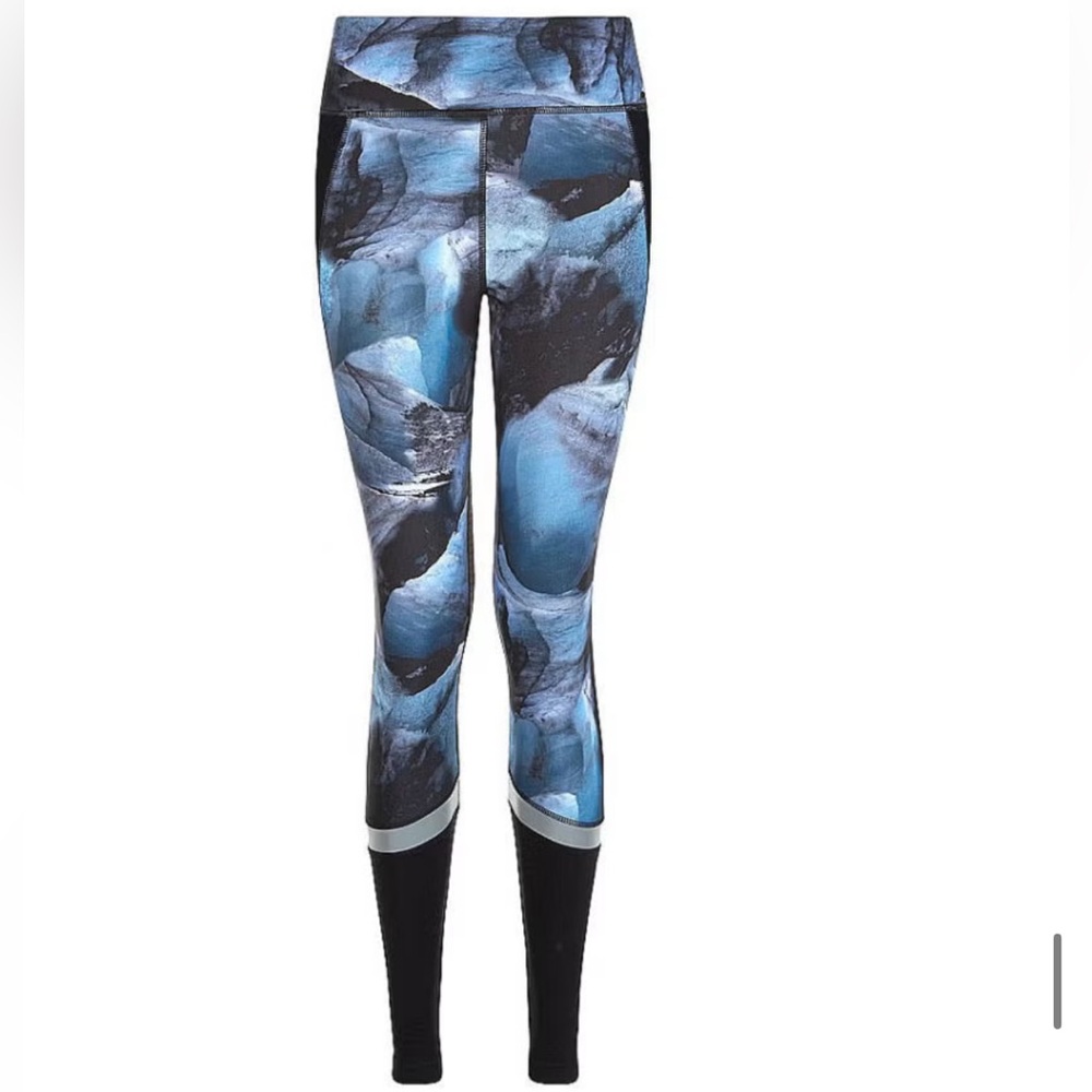 Sweaty Betty Blue and Black Run Leggings